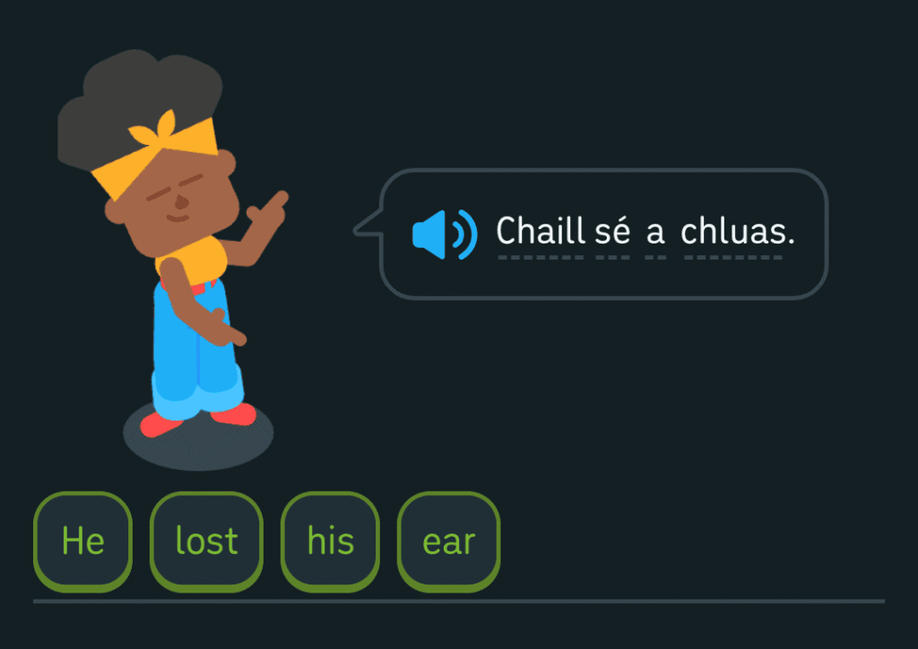He Lost His Ear - Chaill sé a chluas
